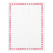 NAPPE ROSE NŒUD CELTIQUE 52x70 (Devant)
