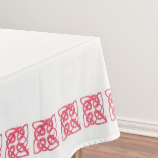 NAPPE ROSE NŒUD CELTIQUE 52x70 (In Situ)