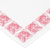 NAPPE ROSE NŒUD CELTIQUE 60x84 (Angle)
