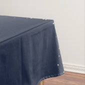Nappe Rose Parties scintillant d'or Monogramme Marine in (In Situ)