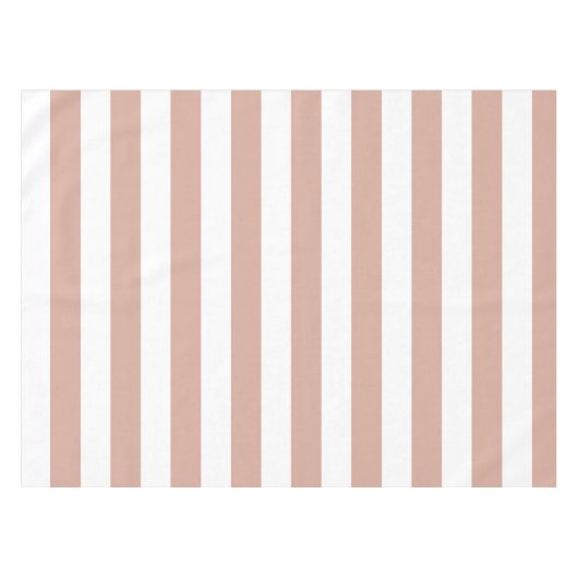 Nappe Rose Poussiéreuse Rayée (Devant (Horizontal))