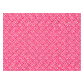 Nappe Rose profond avec de minuscules citrons et des mot (Devant (Horizontal))
