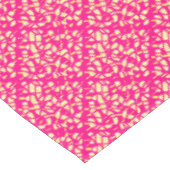 Nappe Rose profond avec de minuscules citrons et des mot (Angle)