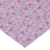 Nappe rose, prune et pois violet délavé (Angle)