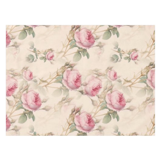 Nappe Rose rose rustique (Devant (Horizontal))