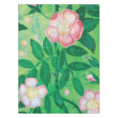 Nappe Rose rose sauvage florissant (Devant)