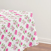 Nappe Rose rose tenché Motif tissu de table (In Situ)