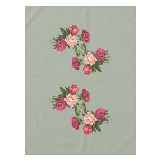 Nappe rose Roses (Devant)