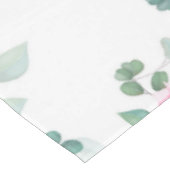 Nappe rose rouge élégant floral (Angle)