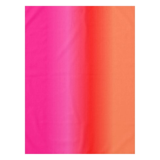 Nappe rose, rouge et orange Gradient (Devant)