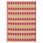 Nappe Rose rouge victorienne (Devant)