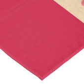Nappe Rose rouge victorienne (Angle)