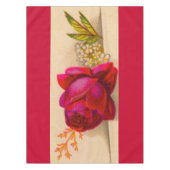 Nappe Rose rouge victorienne (Devant)