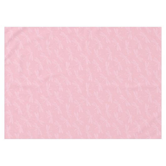 Nappe Rose sur le motif élégant rose de libellule de (Devant (Horizontal))