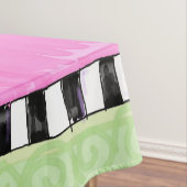 Nappe Rose Vert Floral (In Situ)