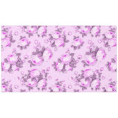 Nappe rose violet élégant floral (Devant (Horizontal))