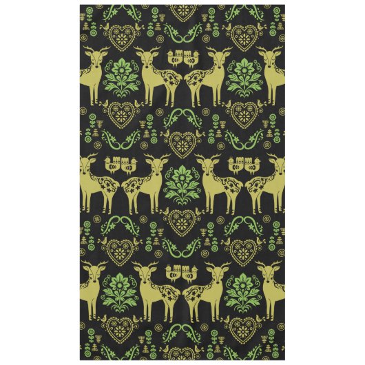 Nappe Rosemaling Norwegian Folk Art (Devant)