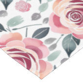Nappe Roses Abstraites Dans Des Couleurs Pastel (Angle)