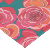 Nappe Roses Abstraits Dans Des Teintes De Rose Rouge Et (Angle)