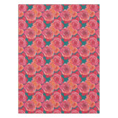 Nappe Roses Abstraits Dans Des Teintes De Rose Rouge Et (Devant)