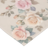 Nappe Roses aquarelles délicates dans des couleurs paste (Angle)