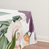 Nappe Roses blanches Or Géométrique (In Situ)