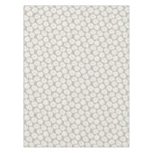 Nappe Roses blanches sur gris clair - motif sans soudure (Devant)