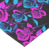 Nappe Roses Colorées au Néon (Angle)
