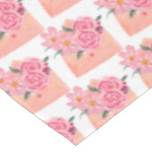 Nappe Roses de mariage dessinées à main texturées (Angle)