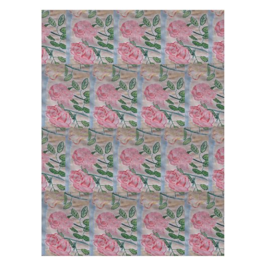 Nappe Roses d'été Abstraits (Devant)