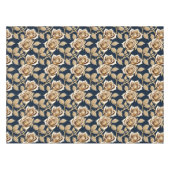Nappe Roses Dorées Avec Finition Métallique (Devant (Horizontal))