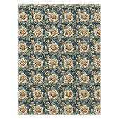 Nappe Roses dorées avec une finition métallique (Devant)