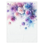 Nappe Roses Dreamy Purple, Blue et Pink Watercolor (Devant)