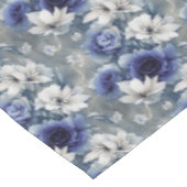 Nappe Roses et Lys Bleus et Blancs élégants (Angle)