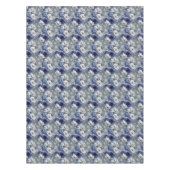 Nappe Roses et Lys Bleus et Blancs élégants (Devant)