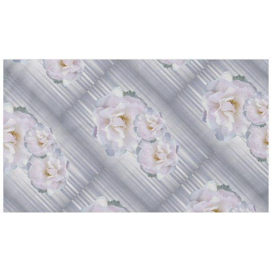 Nappe Roses gris rose (Devant (Horizontal))