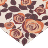Nappe Roses hautement stylisées dans des nuances d'orang (Angle)