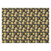 Nappe Roses Jaune Doré (Devant (Horizontal))