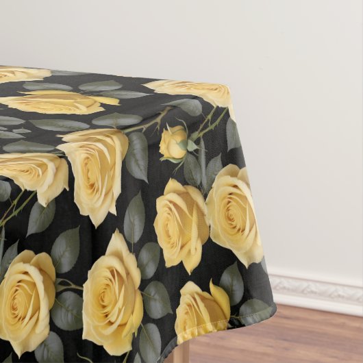 Nappe Roses Jaune Doré (In Situ)