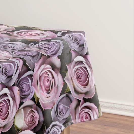 Nappe Roses Lilas Avec Douce Lilac Et Rose (In Situ)