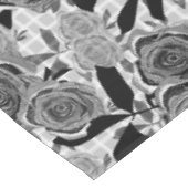 Nappe Roses noirs, rose, noirs et gris (Angle)