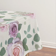 Roses pastel dans des nuances de lilas menthe et b
