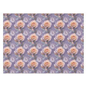 Nappe Roses pastel doux dans des tons de pêche et de ros (Devant (Horizontal))