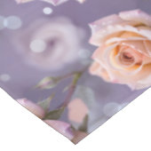 Nappe Roses pastel doux dans des tons de pêche et de ros (Angle)