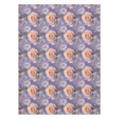 Nappe Roses pastel doux dans des tons de pêche et de ros (Devant)