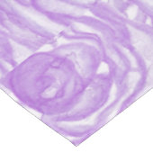 Nappe Roses peints à la main d'aquarelle de lavande (Angle)
