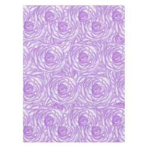 Nappe Roses peints à la main d'aquarelle de lavande