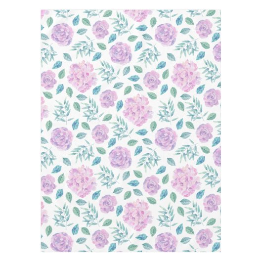 Nappe Roses pourpres doux (Devant)