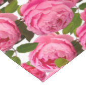 Nappe Roses roses roses élégantes sur floral blanc (Angle)