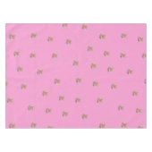Nappe Roses roses sur rose (Devant (Horizontal))